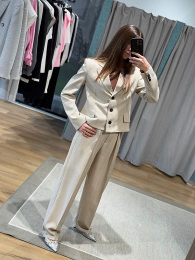 Immagine di PANTALONE FIL DI LUREX BEIGE