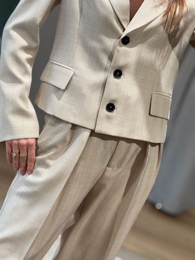 Immagine di PANTALONE FIL DI LUREX BEIGE