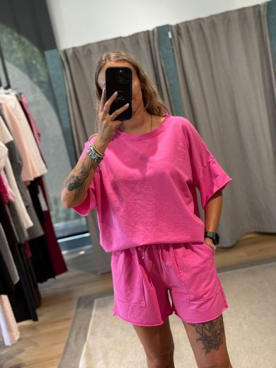 Immagine di COMPLETINO TUTA CORTO - Disponibile in SABBIA, ROSA, MARRONE, PESCA, NERO, FUCSIA, BLU, TAUPE, AZZURRO, ARANCIONE