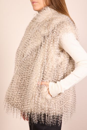Immagine di GILET ECOPELLICCIA MELANGE