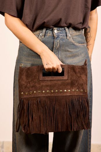 Immagine di BORSA SQUARE FRANGE