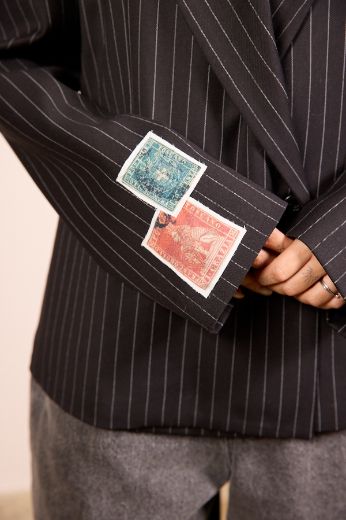 Immagine di BLAZER GESSATO TOPPE