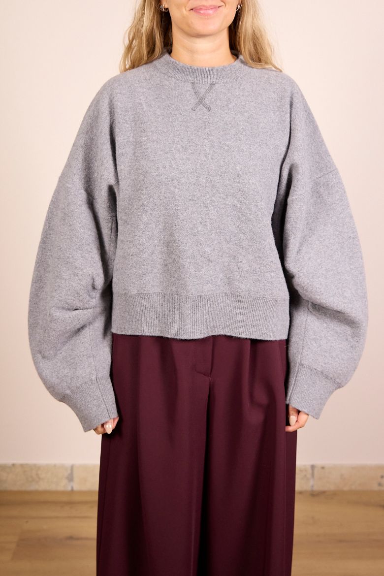 Immagine di MAGLIONE 100% LANA - Disponibile in PANNA, NERO, GRIGIO