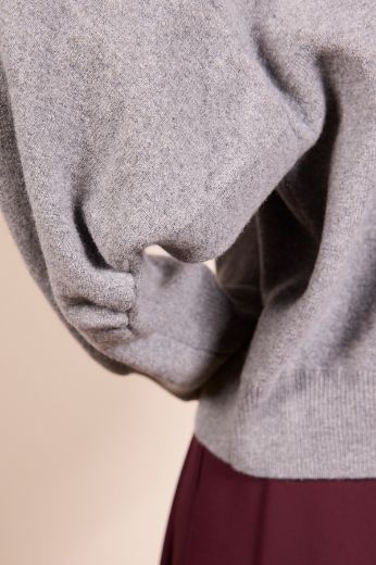 Immagine di MAGLIONE 100% LANA - Disponibile in PANNA, NERO, GRIGIO