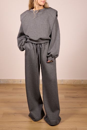 Immagine di PANTALONE TUTA LARGO - Disponibile in MARRONE, GRIGIO