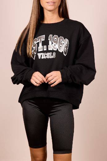 Immagine di FELPA EST. 1968 - Disponibile in NERO, BORDEAUX