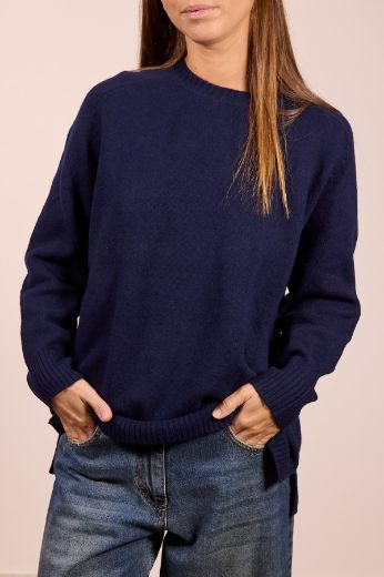 Immagine di MAGLIONE 100% LANA GIROCOLLO - Disponibile in MARRONE, GRIGIO, BLU, BEIGE SCURO, BEIGE CHIARO, PANNA, GRIGIO SCURO, GRIGIO CHIARO, TAUPE, AZZURRO