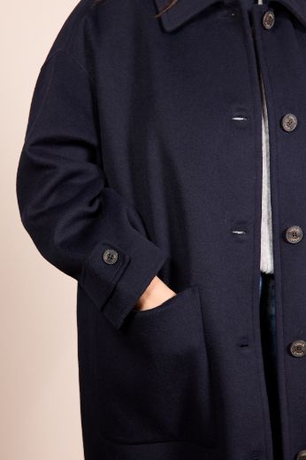 Immagine di CAPPOTTO LUNGO HANDMADE - Disponibile in NERO, BLU