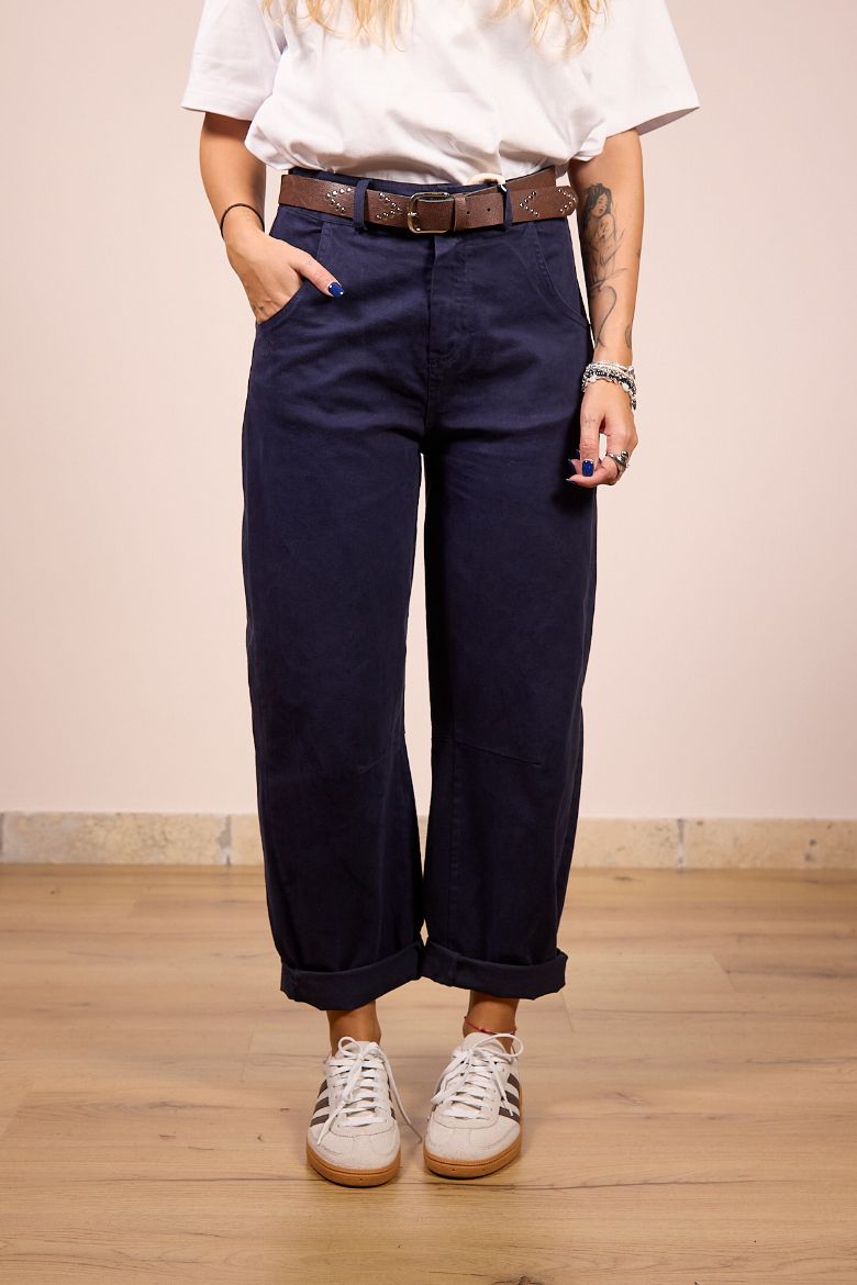 Immagine di PANTALONE OVETTO - Disponibile in OLIO, BLU, MARRONE