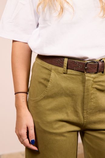 Immagine di PANTALONE OVETTO - Disponibile in OLIO, BLU, MARRONE