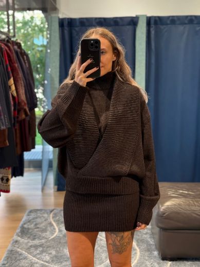 Immagine di PULLOVER ESTER - Disponibile in NERO, MARRONE, GRIGIO