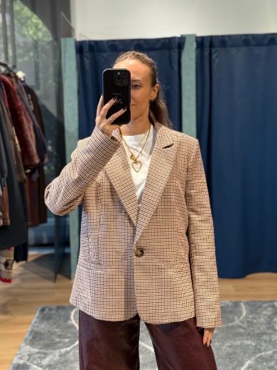 Immagine di BLAZER CHECK BURRO/COCCIO