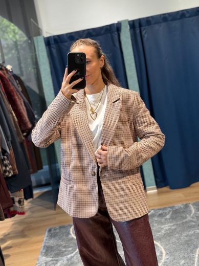Immagine di BLAZER CHECK BURRO/COCCIO