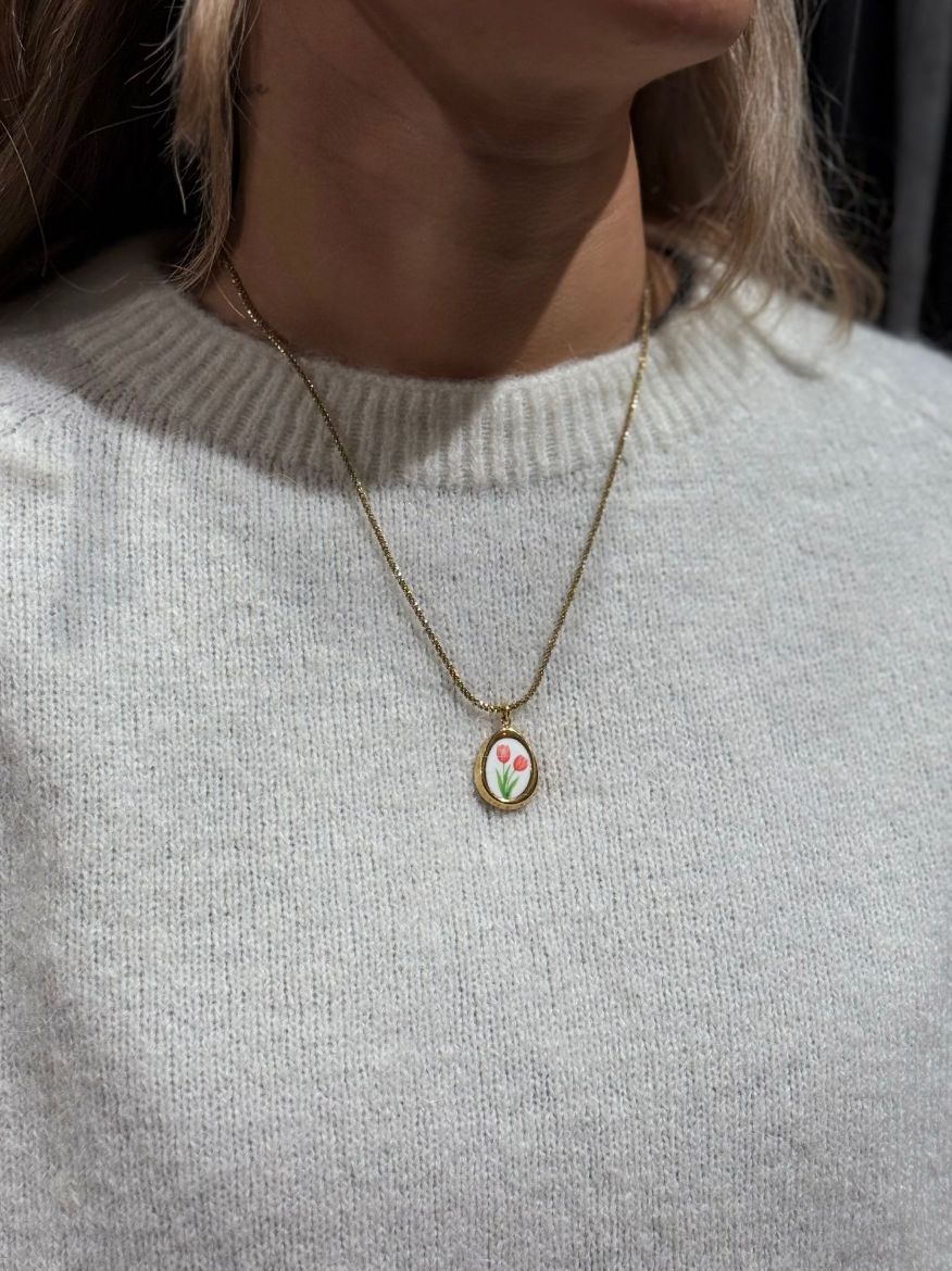 Immagine di COLLANA CHARM TULIP ROSE