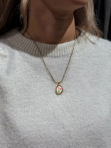 Immagine di COLLANA CHARM TULIP ROSE