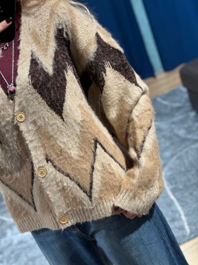 Immagine di CARDIGAN LUREX CHEVRON