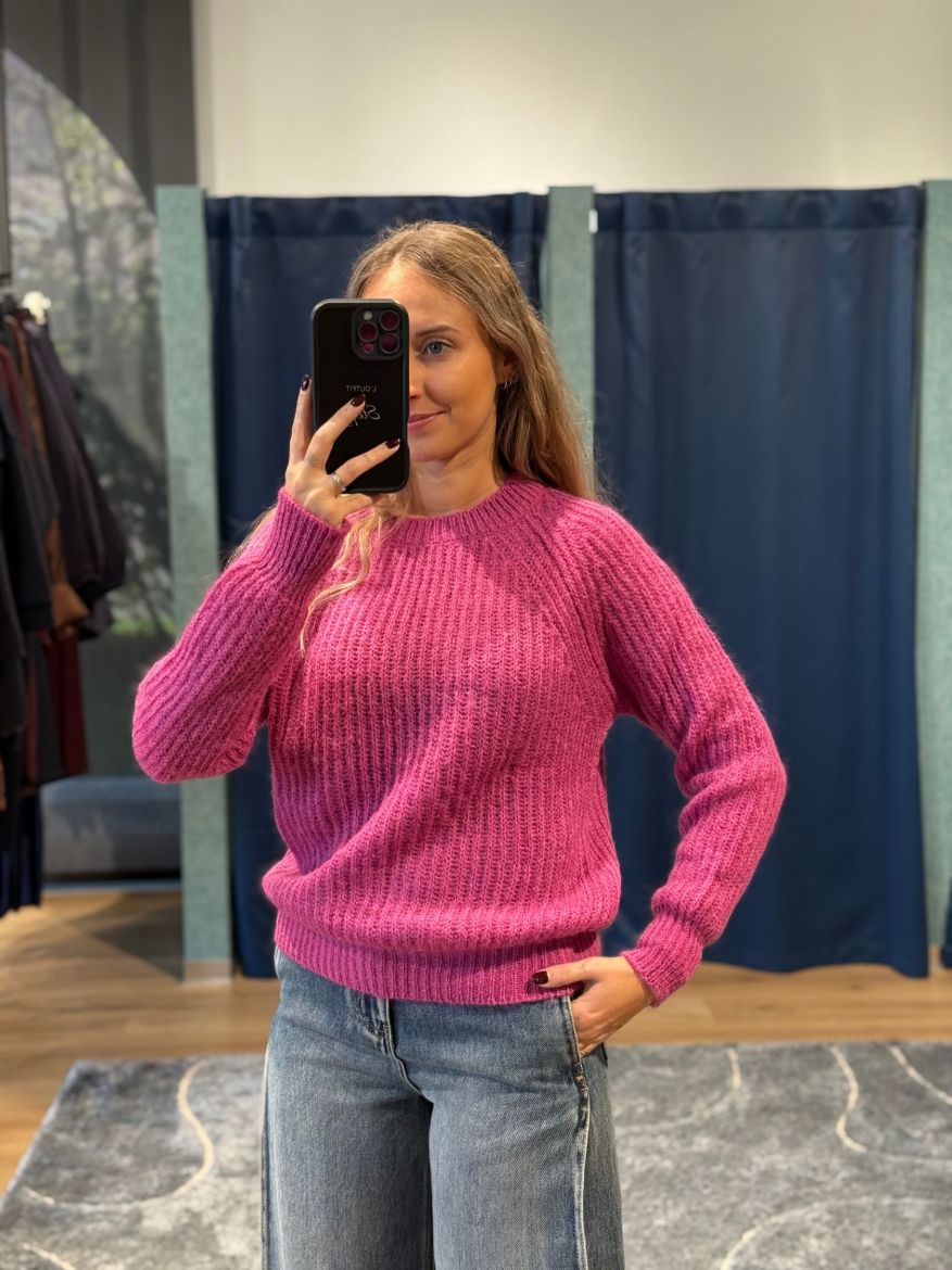 Immagine di MAGLIONE MOHAIR - Disponibile in NERO, CICLAMINO, AZZURRO, ANTRACITE