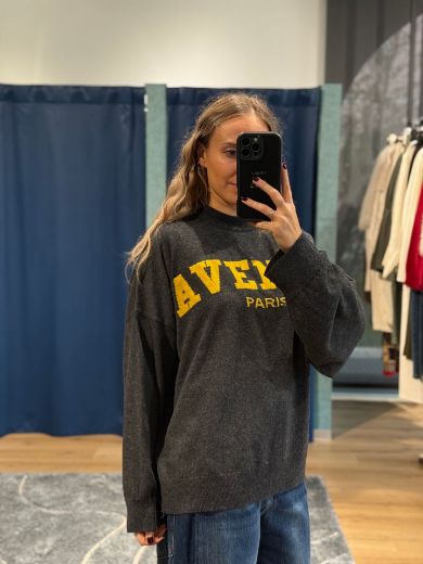 Immagine di MAGLIONE AVENUE PARIS - Disponibile in VERDE, GRIGIO