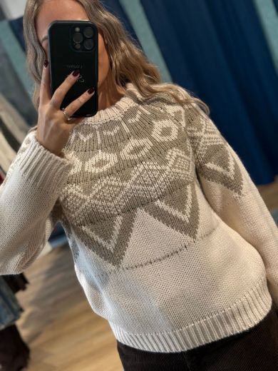 Immagine di MAGLIONE OSLO - Disponibile in MARRONE, BURRO, AZZURRO