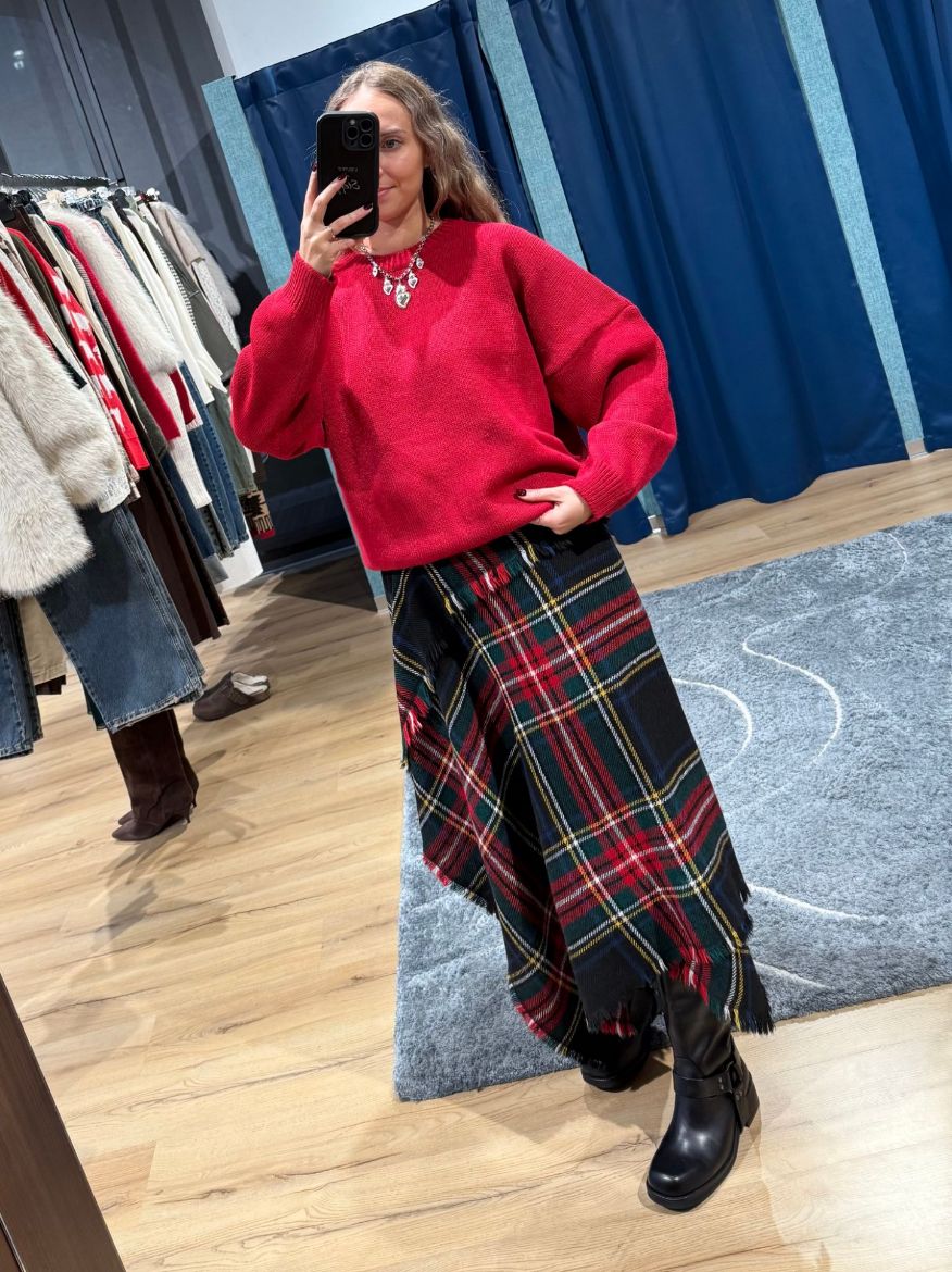 Immagine di GONNA TARTAN SFRANGIATA