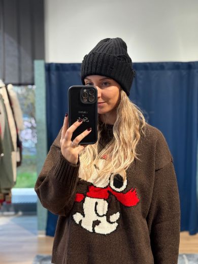 Immagine di BERRETTO ROTTURE - Disponibile in ROSSO, NERO, BIANCO, GRIGIO, BORDEAUX, MARRONE