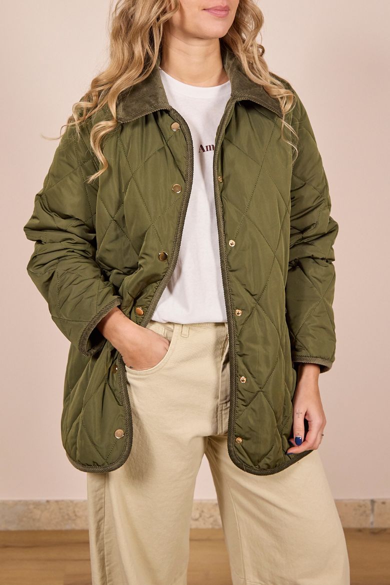 Immagine di PIUMINO ROMBI - Disponibile in VERDE, MARRONE, CORDA