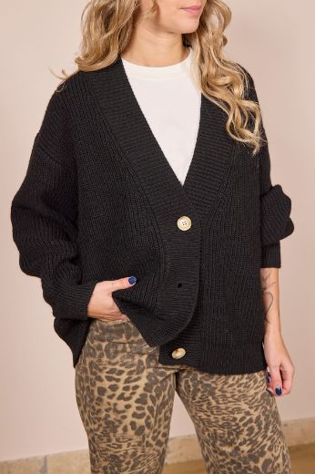 Immagine di CARDIGAN OVER - Disponibile in PANNA, BLU, NERO