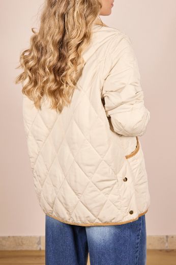 Immagine di PIUMINO ROMBI - Disponibile in VERDE, MARRONE, CORDA