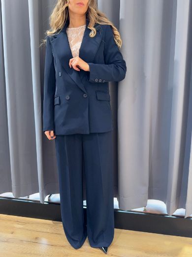 Immagine di PANTALONE EMMA - Disponibile in BLU, PANNA