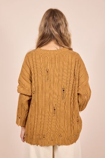 Immagine di MAGLIA ROTTURE - Disponibile in TABACCO, BURRO