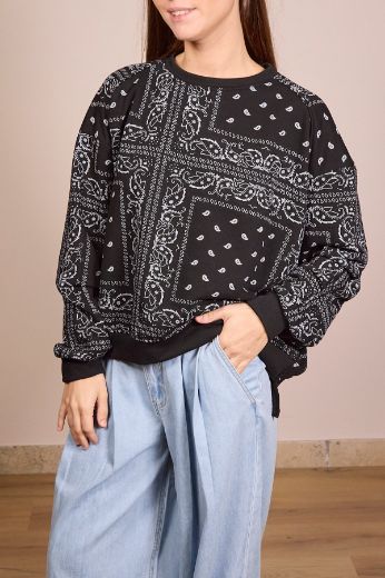 Immagine di FELPA BANDANA - Disponibile in GIALLO, AZZURRO, ROSSO, ROSA, NERO