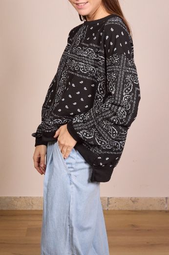 Immagine di FELPA BANDANA - Disponibile in GIALLO, AZZURRO, ROSSO, ROSA, NERO