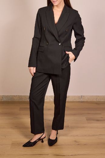 Immagine di BLAZER EVA - Disponibile in GRIGIO, PANNA, OLIO, NERO, ROSA