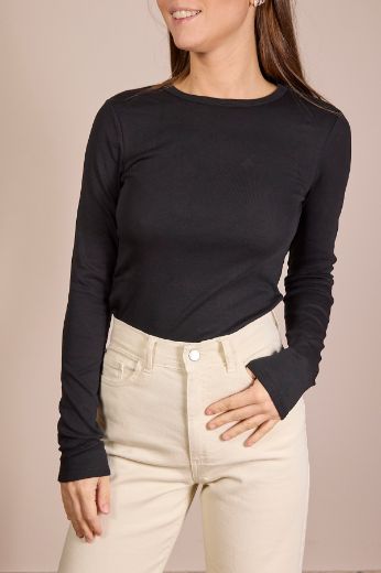 Immagine di MAGLIA VEGA MANICA LUNGA - Disponibile in NERO, BIANCO