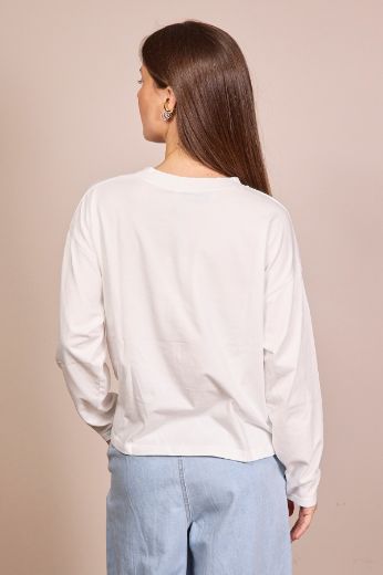 Immagine di MAGLIA SCATOLA PARICOLLO MANICA LUNGA - Disponibile in NERO, MORO, GIALLO, BLU, BIANCO