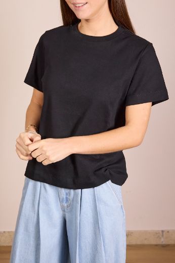 Immagine di T-SHIRT NAIMA AWARE - Disponibile in BIANCO, BLU, ROSA, NERO, CIOCCOLATO