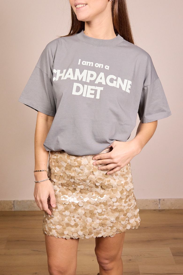 Immagine di T-SHIRT CHAMPAGNE DIET