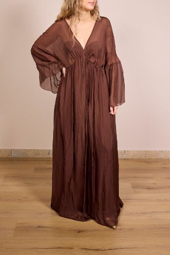 Immagine di ABITO MANICA LUNGA ALYS - Disponibile in TERRA, MORO