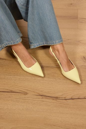 Immagine di SLINGBACK TACCO KITTEN - Disponibile in GIALLO, AZZURRO, ROSA, ROSSO