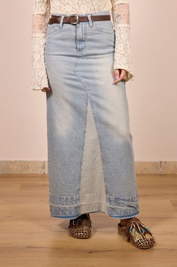 Immagine di GONNA DENIM CONTRASTO