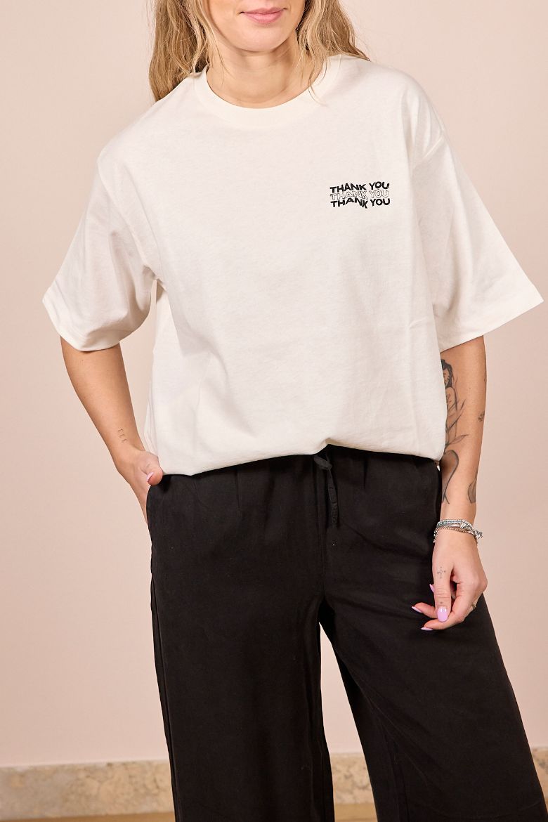 Immagine di T-SHIRT OVER THANK YOU
