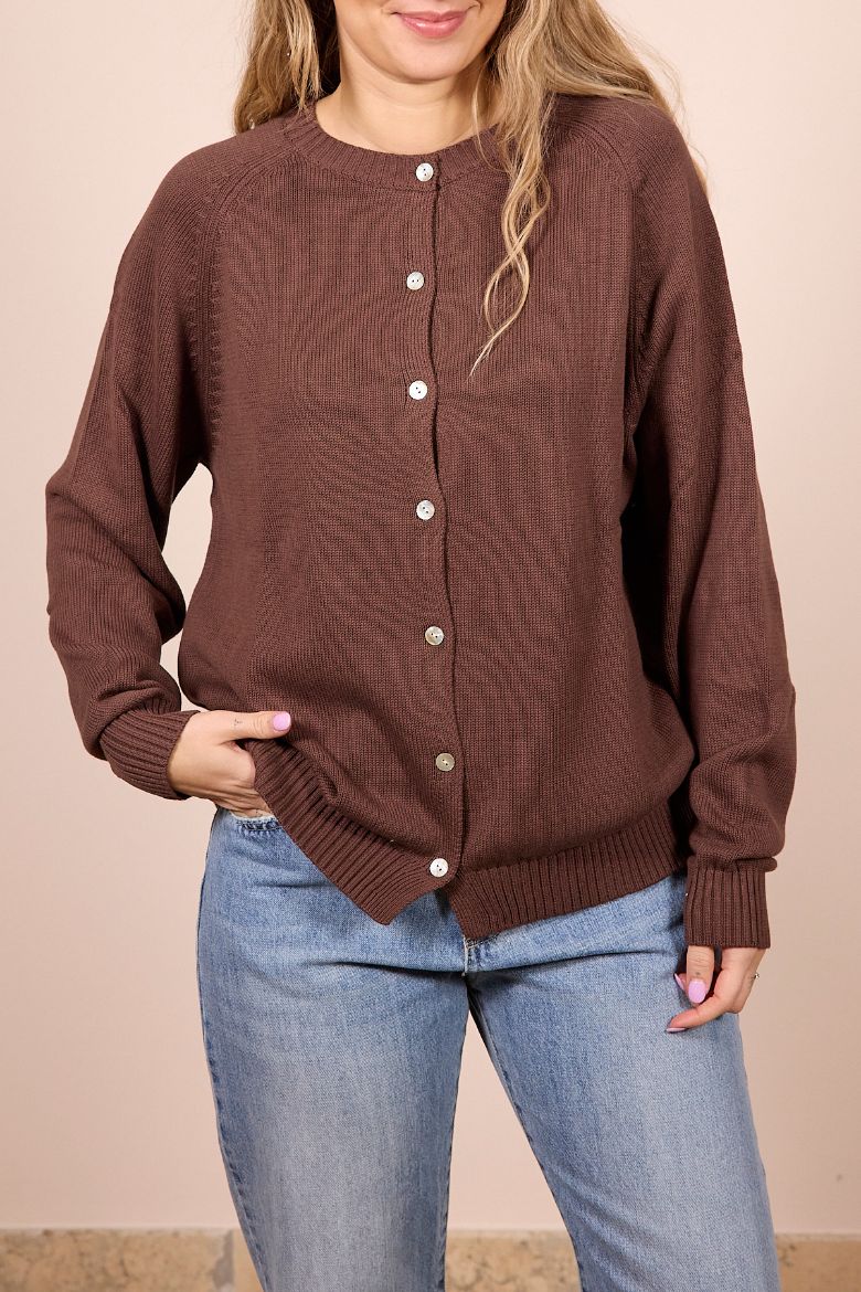 Immagine di CARDIGAN DAISY - Disponibile in AZZURRO, PANNA, LIME, GIALLO, BEIGE, ROSSO, ROSA, BLU, NOCCIOLA, NERO