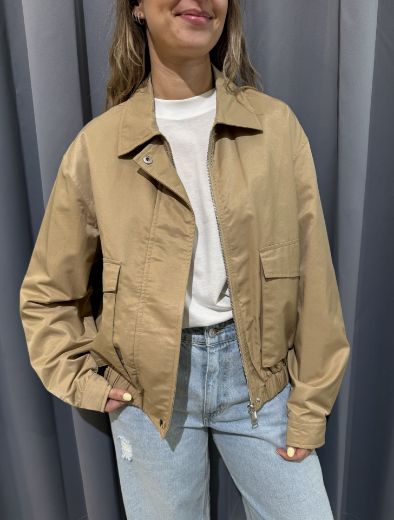 Immagine di BOMBER TRENCH - Disponibile in VERDE, MARRONE, BEIGE