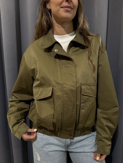 Immagine di BOMBER TRENCH - Disponibile in VERDE, MARRONE, BEIGE