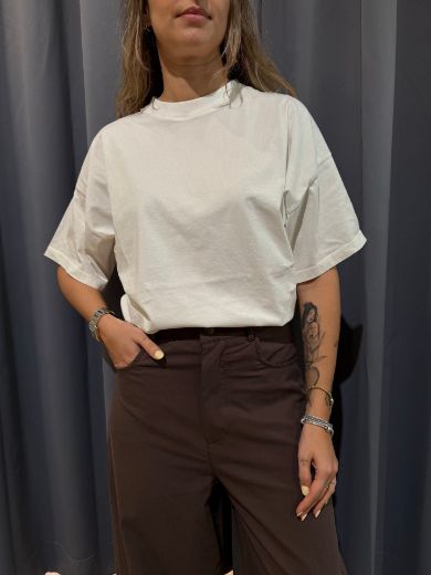 Immagine di BODY T-SHIRT - Disponibile in TAUPE, ROSA, NERO, BIANCO