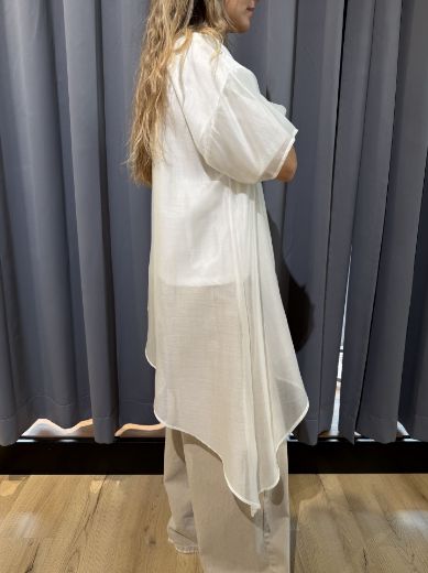 Immagine di T-SHIRT VELATA ORY - Disponibile in MARRONE, BIANCO