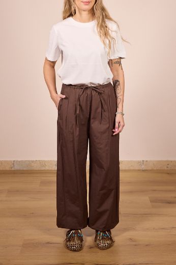 Immagine di PANTALONE 100% COTONE - Disponibile in MARRONE, BURRO