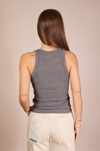 Immagine di CANOTTA FOREST - Disponibile in BIANCO, AZZURRO, MARRONE, FUCSIA, NERO, BEIGE