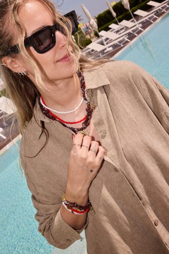 Immagine di COLLANA FORMENTERA - Disponibile in ROSSO, MORO
