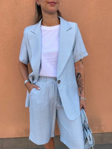 Immagine di BLAZER MISTO LINO MEZZA MANICA